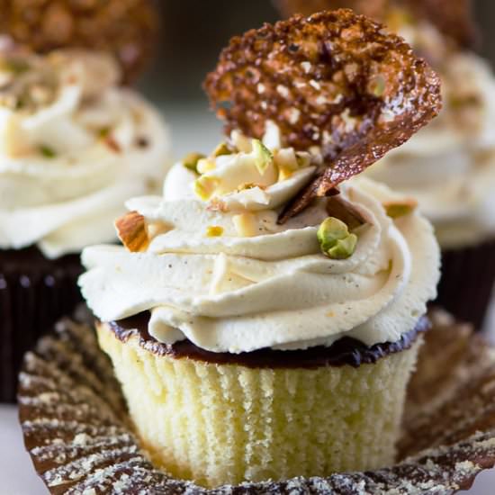 Cannoli Cupcakes - Recipe photo by crumbykitchen