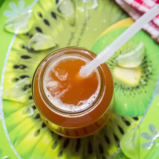 Mango Iced tea - Recipe photo by Palaharam