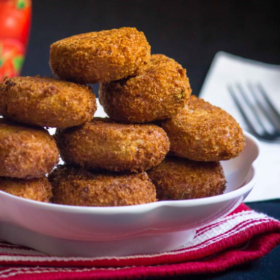 Chicken Cutlet/ Chicken Croquettes - Recipe photo by Palaharam