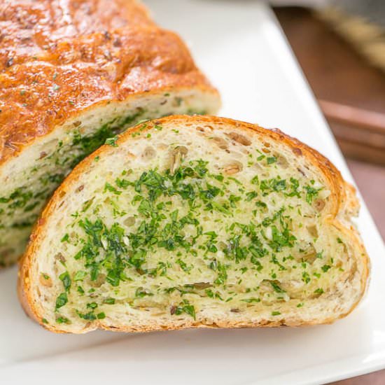 Garlic Herb Bread - Recipe photo by thatskinnychickcanbake