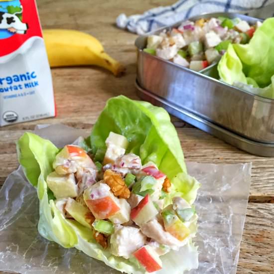 Chicken Salad in Lettuce Cups - Recipe photo by MomsKitchenHandbook