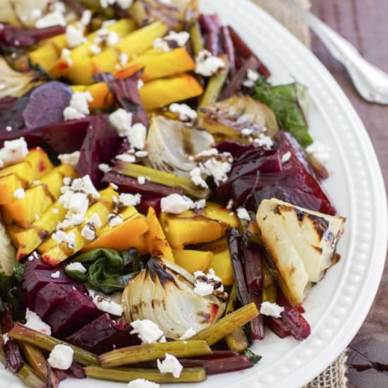 Roasted Beet & Onion Salad - Recipe photo by Stacey Homemaker