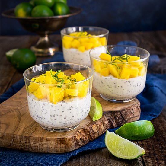 Coconut Lime Chia Pudding - Recipe photo by viktoriastable