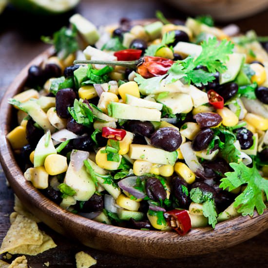 Corn and Black Bean Salsa - Recipe photo by Chefjar