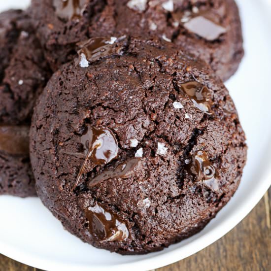 Paleo Double Chocolate Cookies - Recipe photo by bakerita
