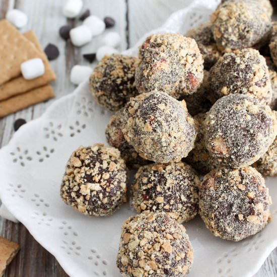 Boozy Smores Truffles - Recipe photo by biancagarcia