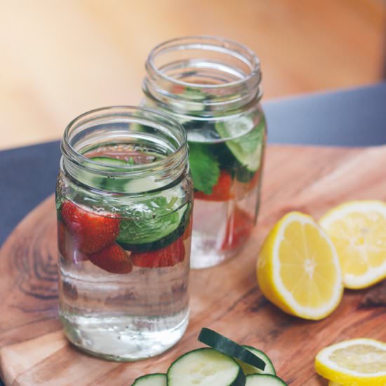 How To Trick Yourself Into Drinking - Recipe photo by lowstoluxe
