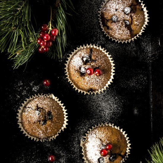 Red Currant Muffins - Recipe photo by RachnasKitchen