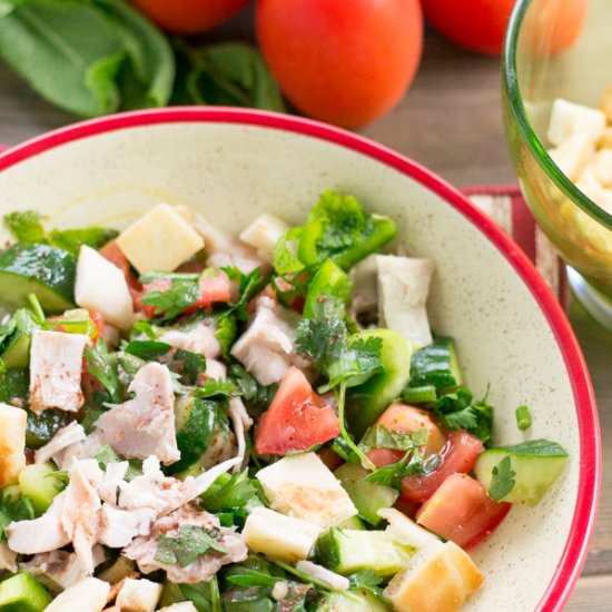 Chicken Fattoush Salad - Recipe photo by salusalo