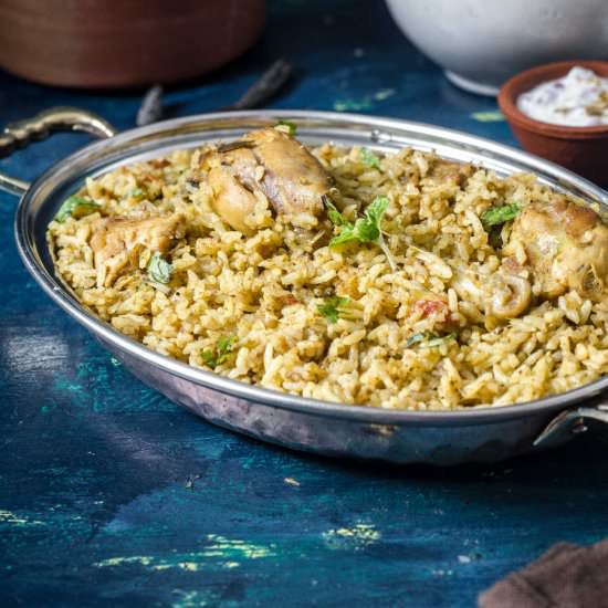 Dindigul Chicken Biriyani - Recipe photo by PT