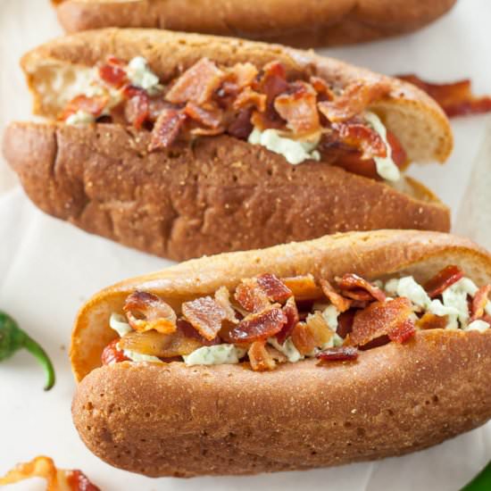 Gluten Free Jalapeno Popper Hot Dog - Recipe photo by flippindelicious