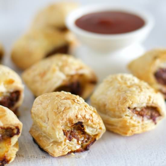 Party sausage rolls - Recipe photo by Claire K Creations