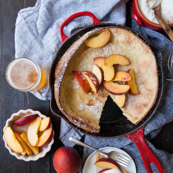 Beer Dutch Babies Oven Pancakes - Recipe photo by TheBeeroness