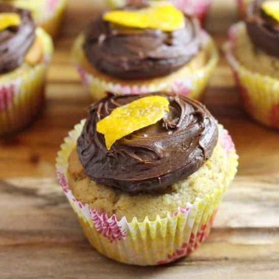 Orange Hazelnut Cupcakes {GF} - Recipe photo by Thoroughly Nourished Life