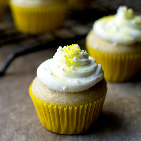 Vegan Lemon Cupcakes - Recipe photo by Pavani
