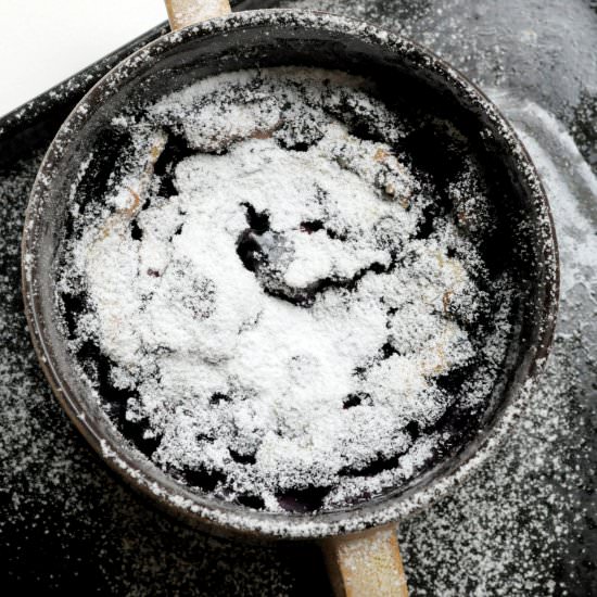 Blueberry and Cherry Clafoutis - Recipe photo by foodcow