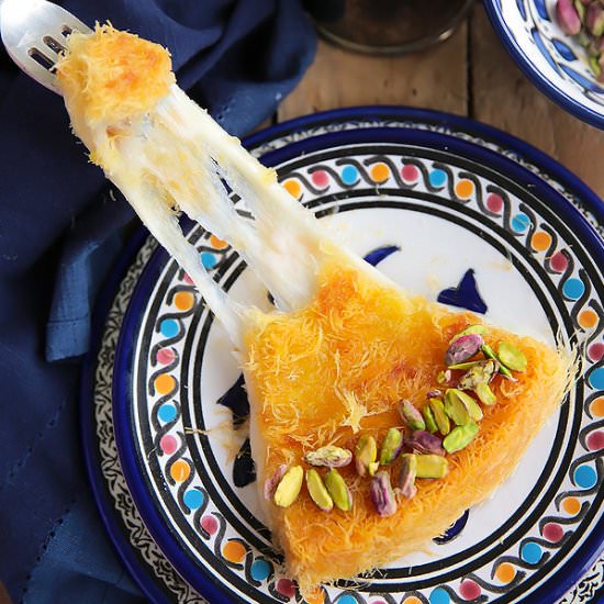 Mozzarella Cheese Kunafa - Recipe photo by Cleobuttera