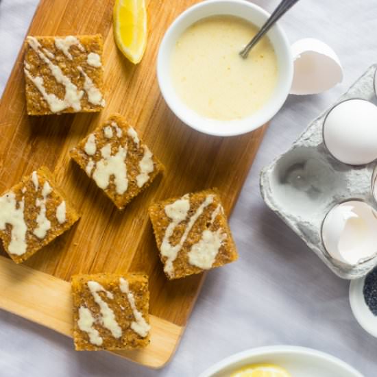 Slow Cooker Lemon Cake Bars - Recipe photo by foodfaithfitness