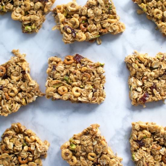 Healthy No-Bake Granola Bars - Recipe photo by doublethyme