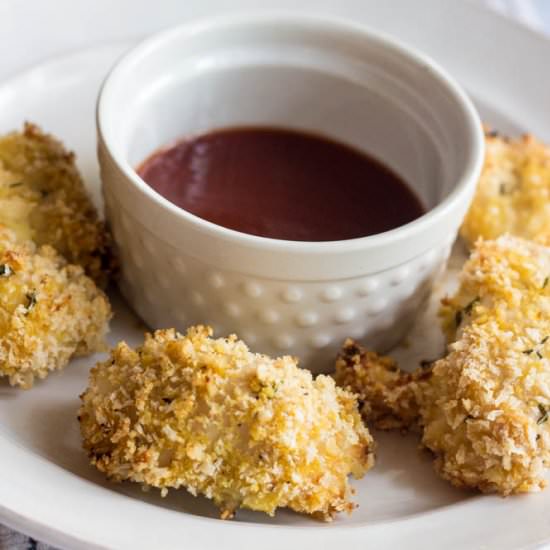 Oven Baked Crispy Panko Nuggets - Recipe photo by dashofherbs
