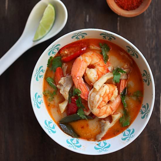 Tom Yum Goong - Recipe photo by rasamalaysia
