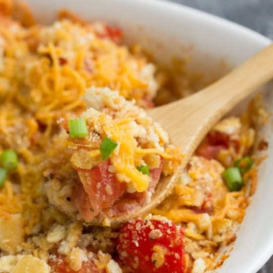 Cheesy Tomato Casserole - Recipe photo by CallMePMc