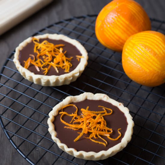 Chocolate Orange Tartlets - Recipe photo by Stasty