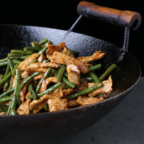 Easy Pork Stir-Fry with Green Beans - Recipe photo by therightrecipe