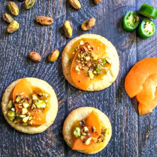 Spicy Apricot Pistachio Cookies - Recipe photo by MyLifeCookbook