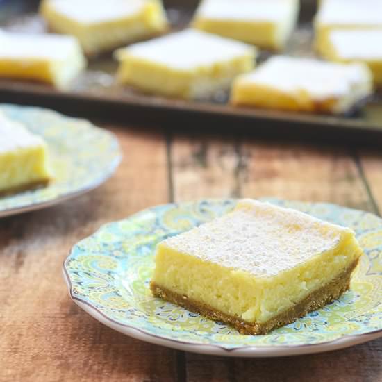 Calamansi Cheesecake Bars - Recipe photo by Kawalingpinoy