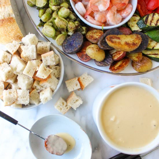 Lobster Bisque Fondue - Recipe photo by yestoyolks
