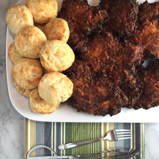 Extra-Crispy Fried Chicken - Recipe photo by thebrookcook.wordpress.com