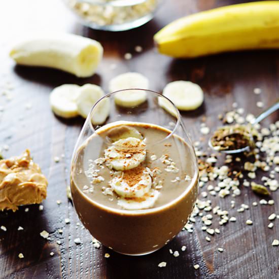 Chai Tea & PB Banana Smoothie - Recipe photo by lexibites