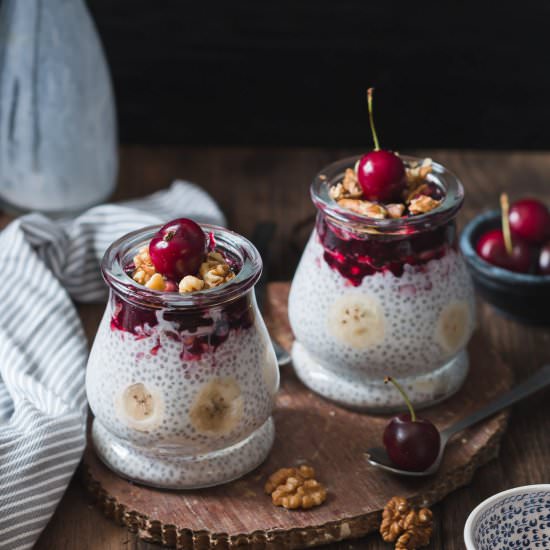Creamy Chia Seed Breakfast Pudding - Recipe photo by currytrail