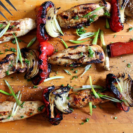 Grilled Chicken Kabobs - Recipe photo by epicurestable