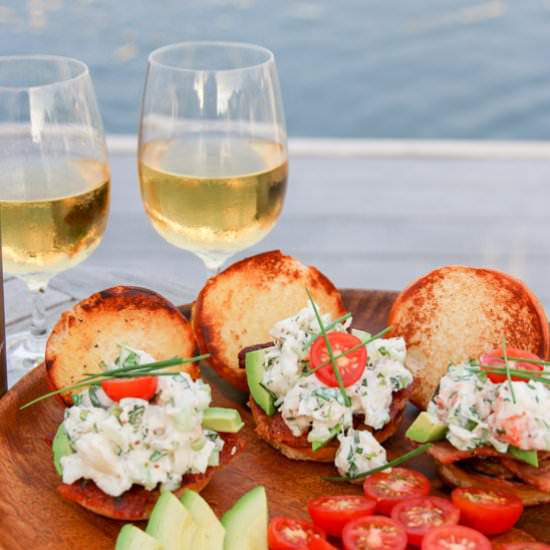 Lobster BLTA Rolls - Recipe photo by Something New For Dinner