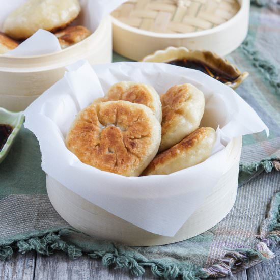 Jiu Cai Shui Jian Bao - Recipe photo by TaraMar