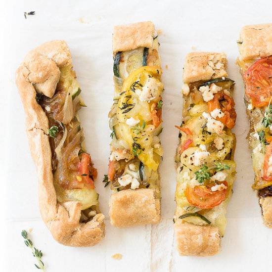 Veggie Galette + Caramelized Onions Galettes - Recipe photo by On The DF