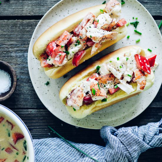 Butter & Coconut Milk Lobster Rolls - Recipe photo by mylavenderblues
