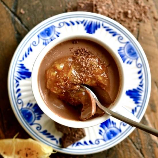 Chocolate Panna Cotta with Orange - Recipe photo by Ciao Chow Bambina