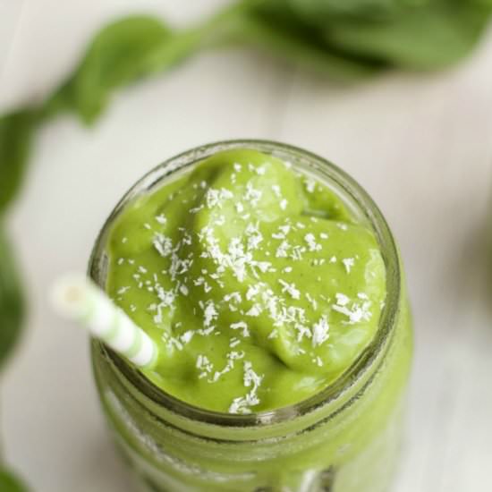 Matcha Green Tea Smoothie - Recipe photo by lovingitvegan