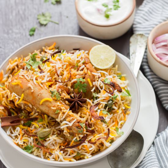 Chicken Dum Biryani - Recipe photo by currytrail