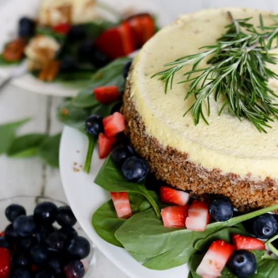 Blue Cheese Cheesecake - Recipe photo by tidbits-cami.com