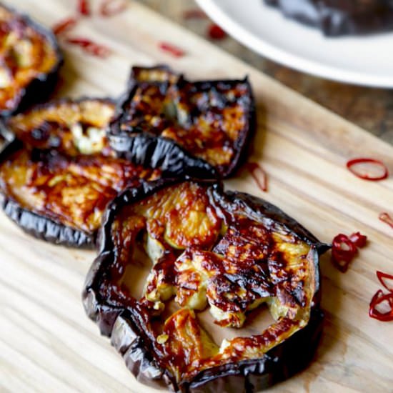 Char Siu Style Roasted Eggplant - Recipe photo by misspickledplum