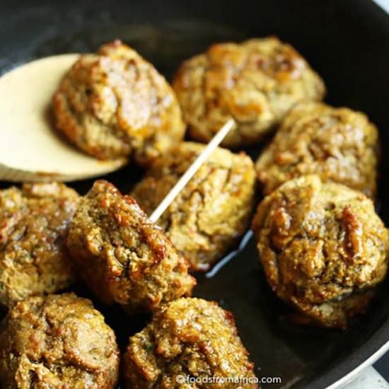 Veggie Plantain Meatballs - Recipe photo by foodsfromafrica