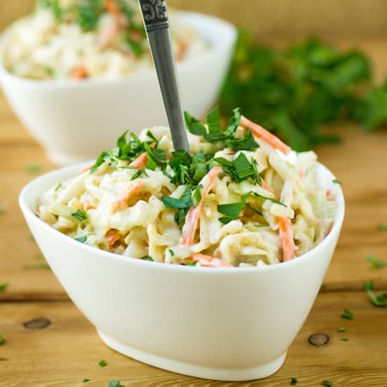 Chipotle Lime Cole Slaw - Recipe photo by dizzybusyandhungry