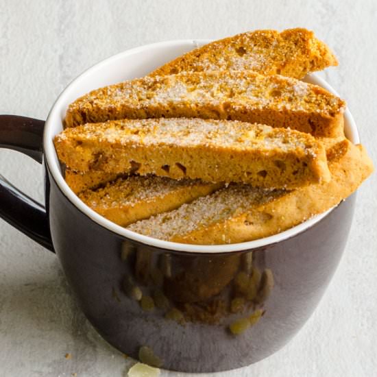 Triple Ginger Cashew Mandelbrot - Recipe photo by Elegant Meraki