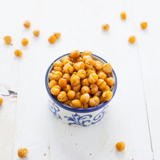 Truffle Roasted Chickpeas - Recipe photo by karalydonRD