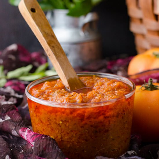 Spicy Tomato Relish - Recipe photo by tomatoblues
