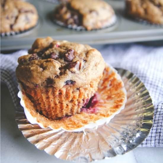 Skinny banana berry muffins - Recipe photo by Sweetphi